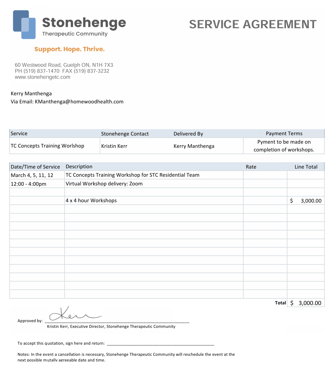Stonehenge Therapeutic Community